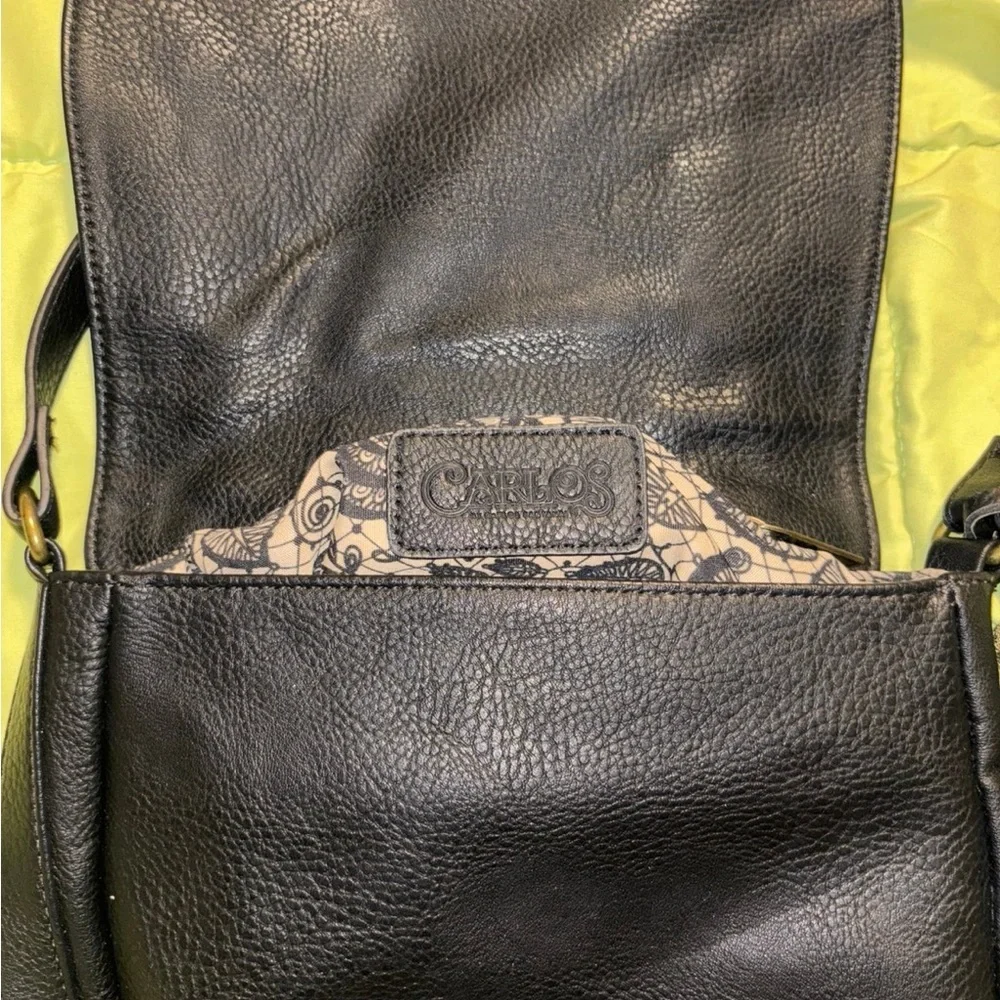 Carlos by Carlos Santana Black Crossbody Bag with Tassel